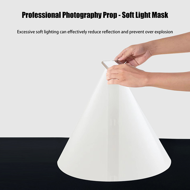 Jewelry Photography Lighting Kit - Fotografia portátil Light Softbox, difusor cônico,