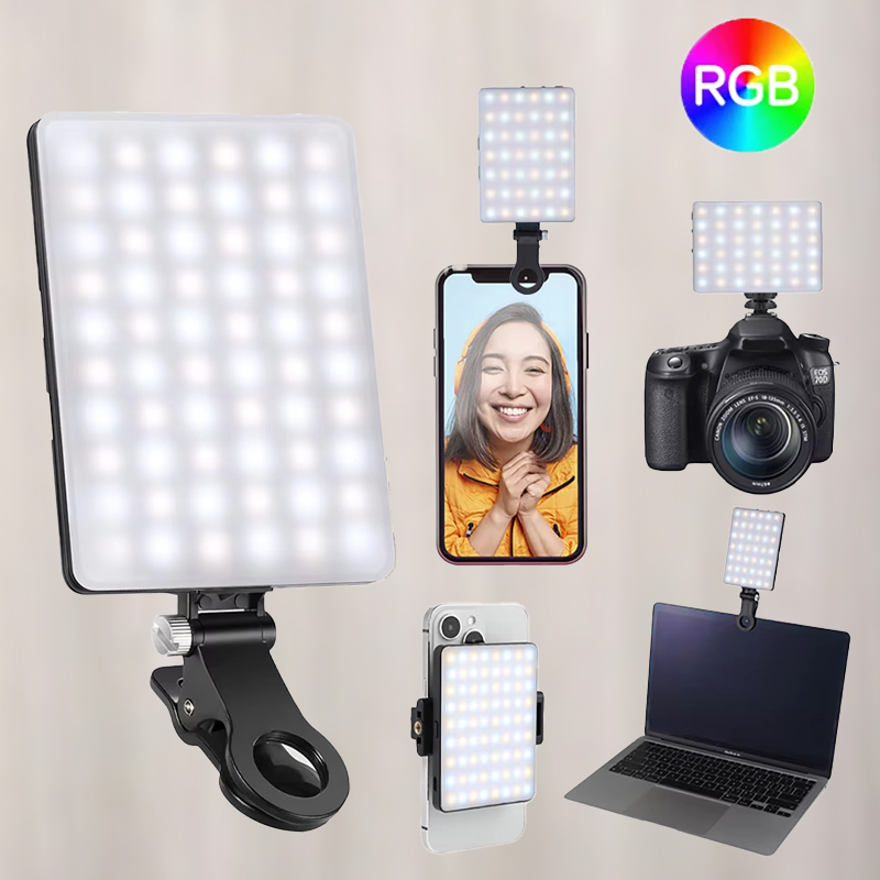 Photography Lighting Rgb - Mini Luz de Preenchimento LED RGB