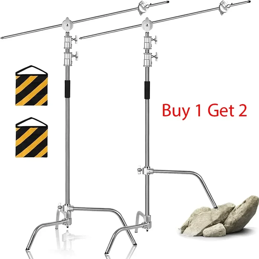 Photography Lighting For Products - Suporte de Luz em Aço Inoxidável