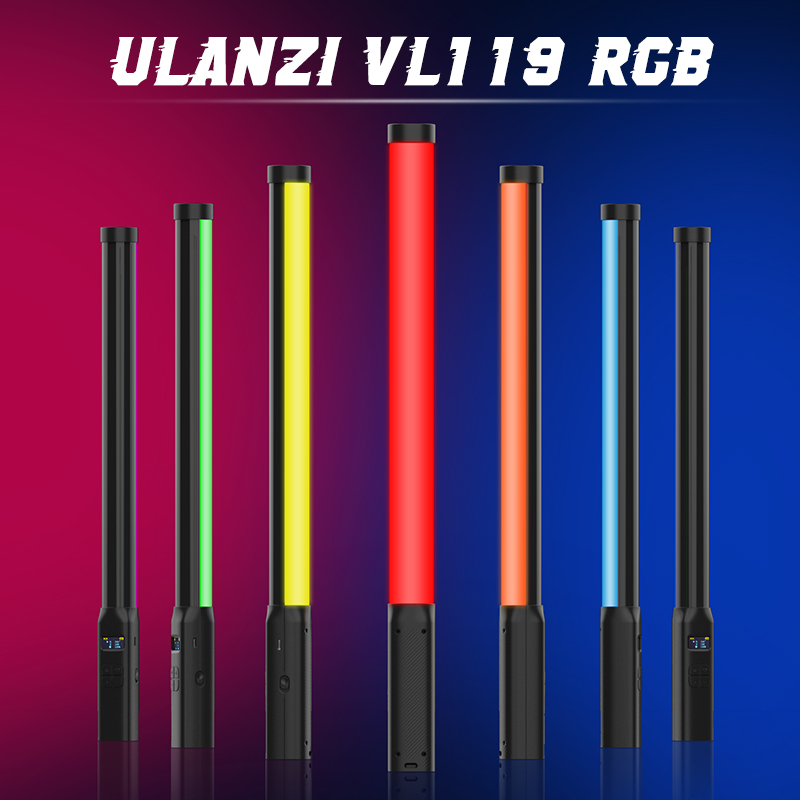Photography Lighting System - Ulanzi VL119 portátil RGB colorido vara