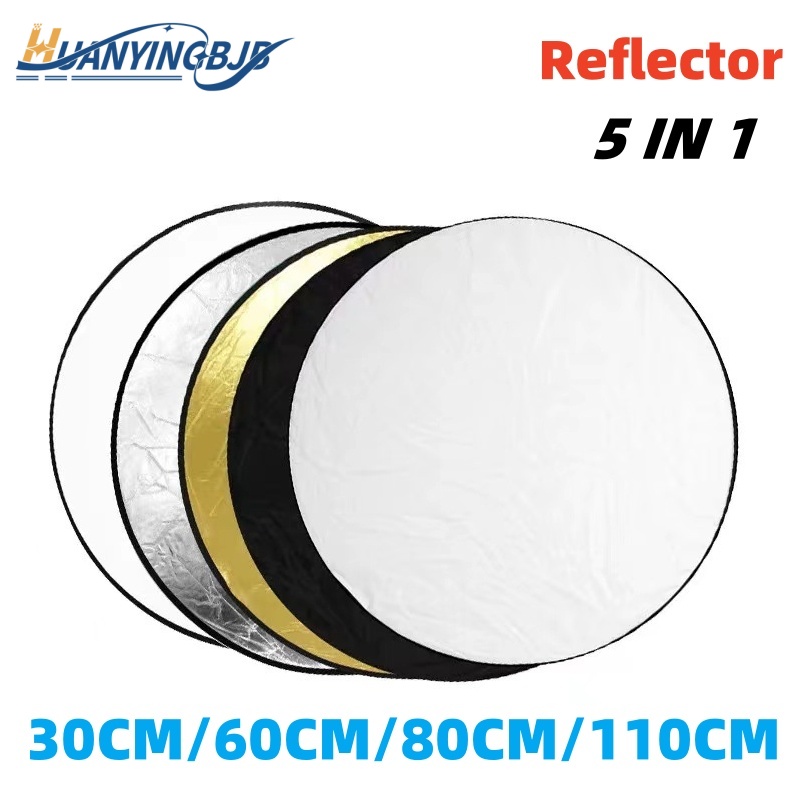 Photography Lighting Reflector - HUANYINGBJB Portátil 5 em 1 Refletor