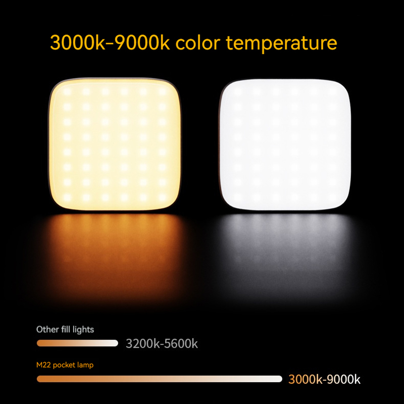 Photography Lighting Rgb - Mini luz de preenchimento magnética rgb