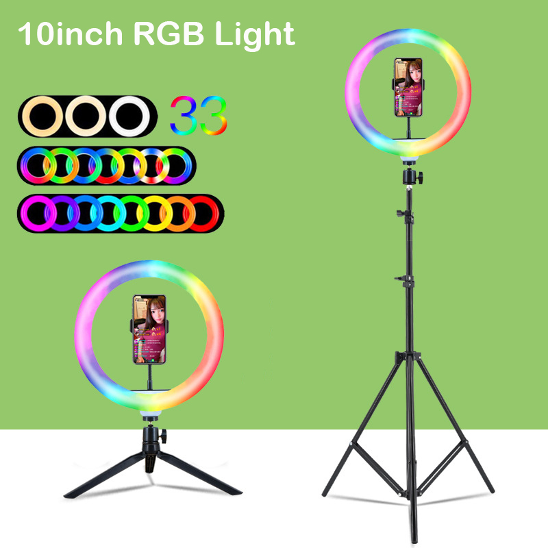 Photography Lighting Rgb - Luz de Anel RGB de 10