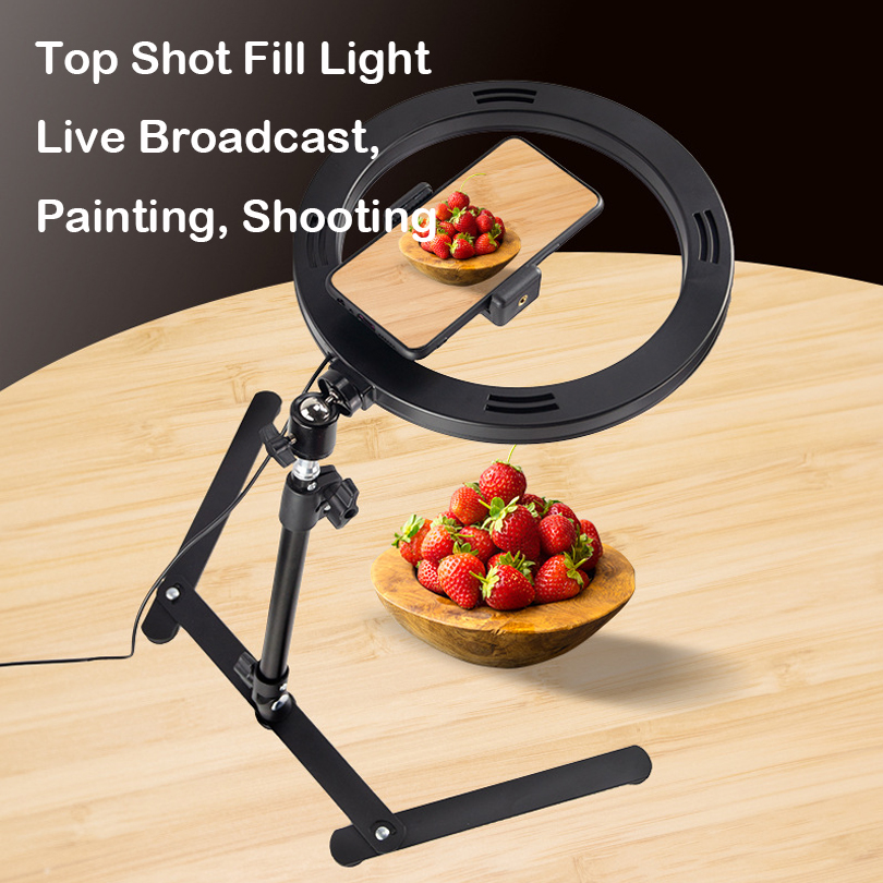 Photography Lighting System - Luminária de Mesa com Suporte e