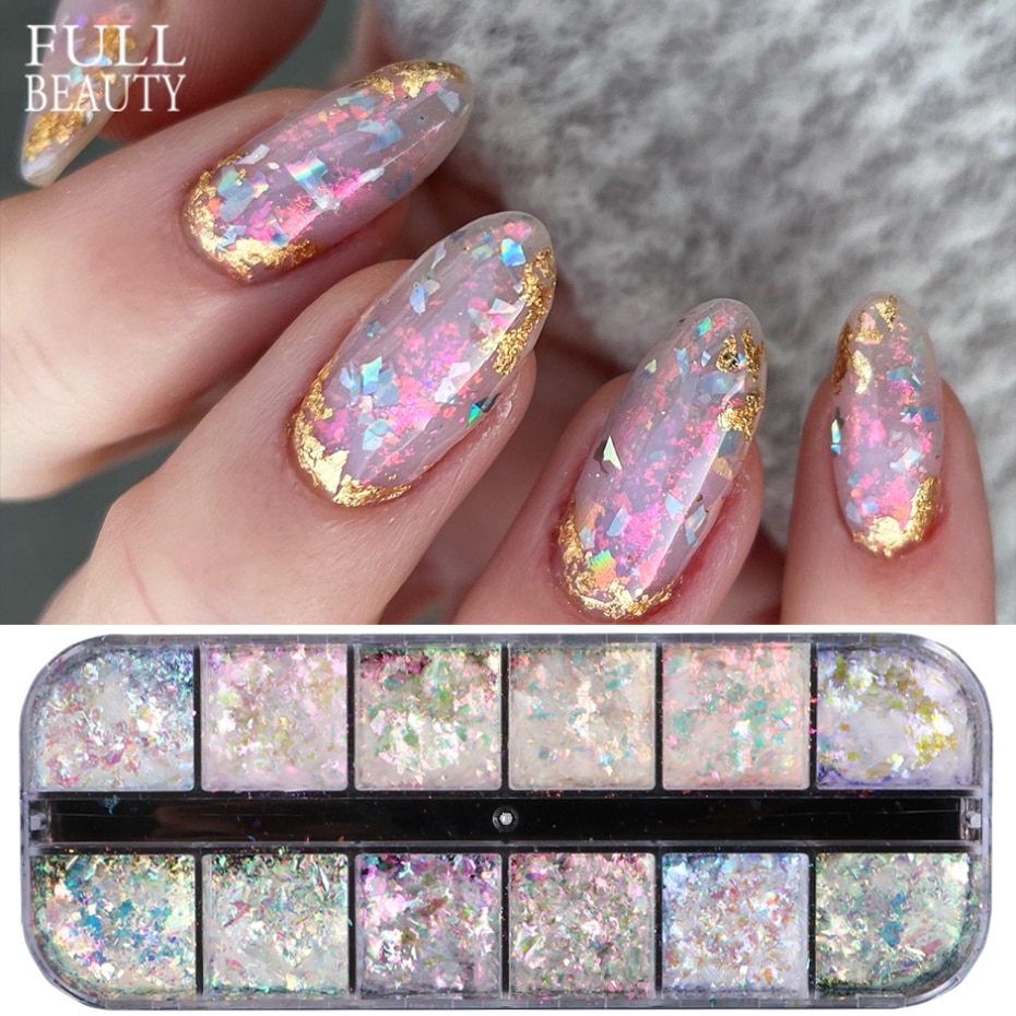 Photography Lighting Grid - 12 grades iridescentes prego aurora glitter