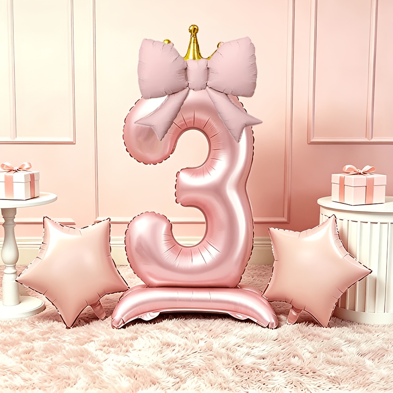 Photography Lighting For Products - Balões 3D Rosa Luxo Leve 0-9,