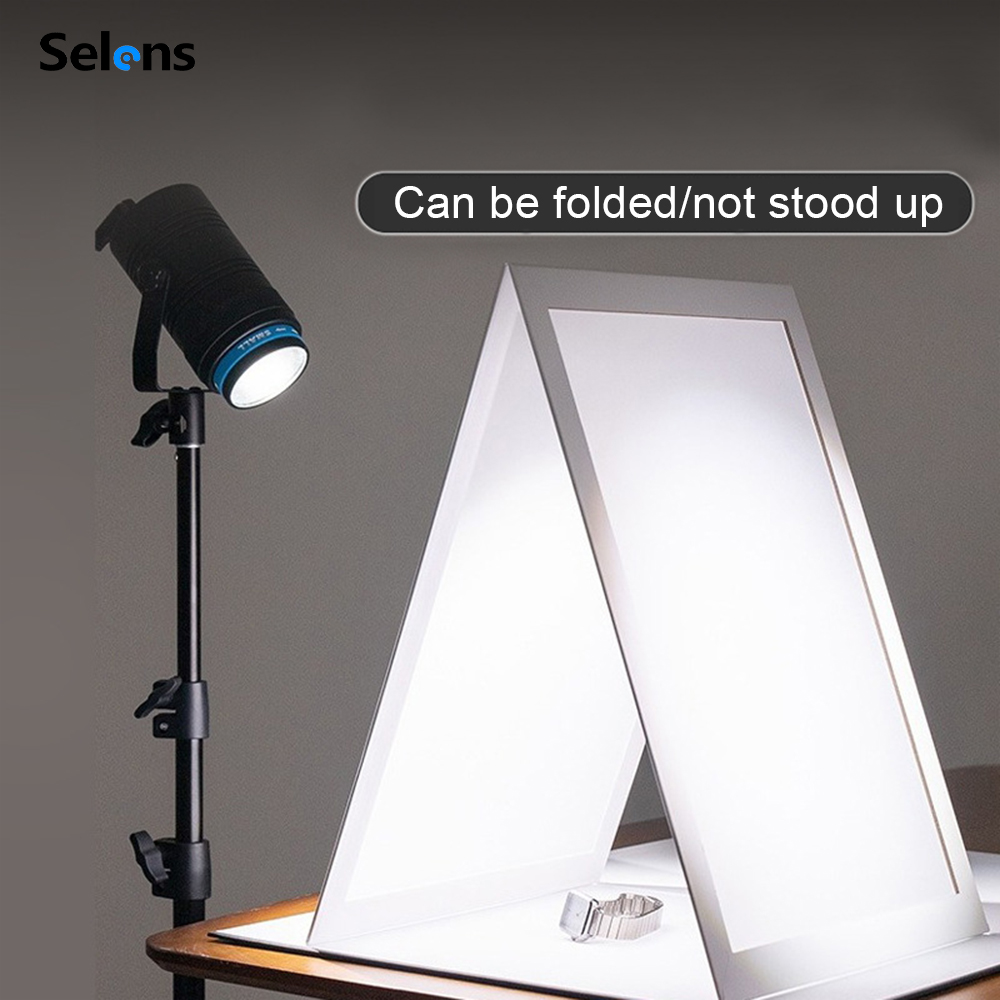 Jewelry Photography Lighting Kit - Selens multifuncional fotografia difusor macio dobrável