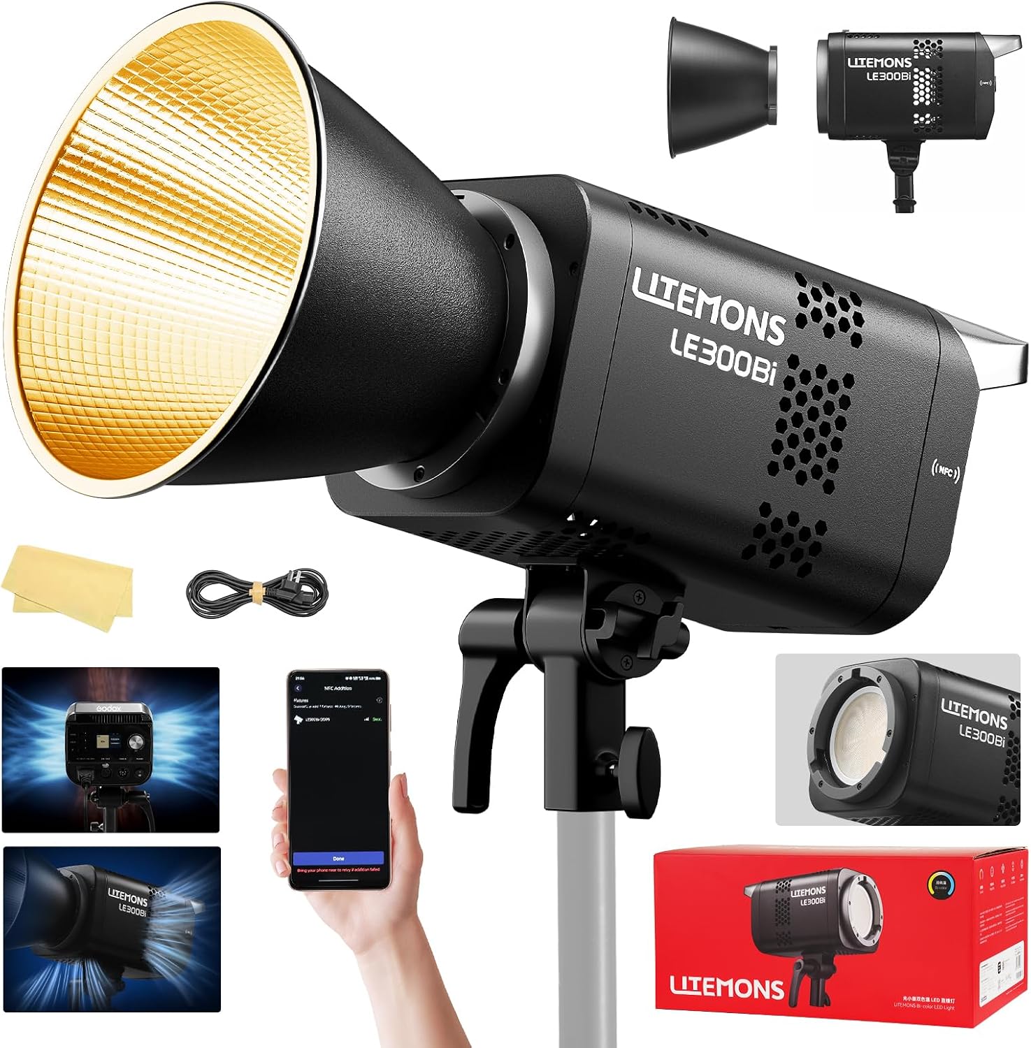 Photography Lighting Rgb - Kit de Iluminação de Vídeo LED