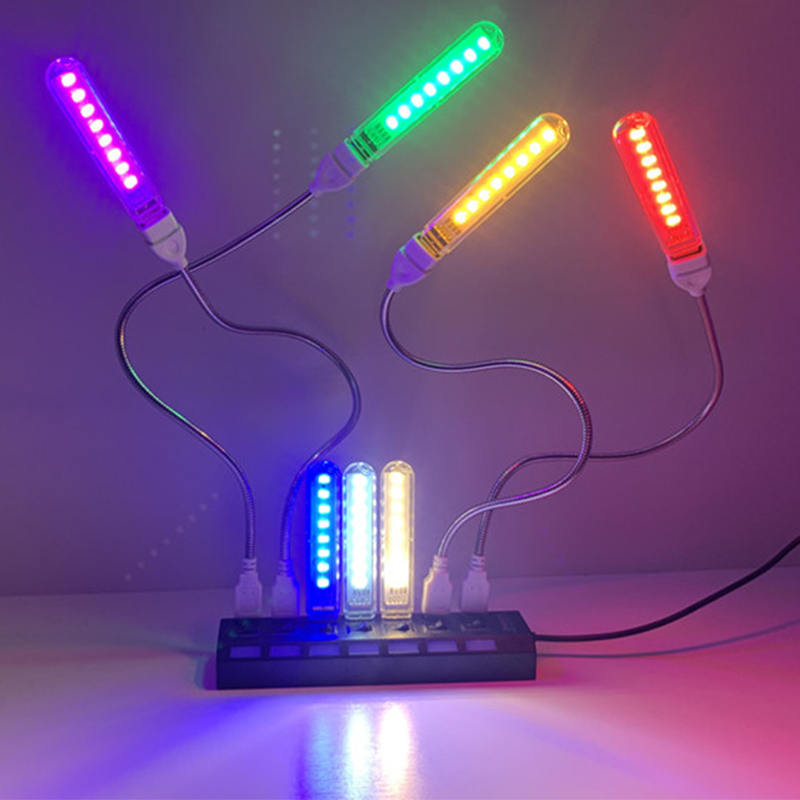 Photography Lighting Book - Dc5v 8leds usb luz noturna com
