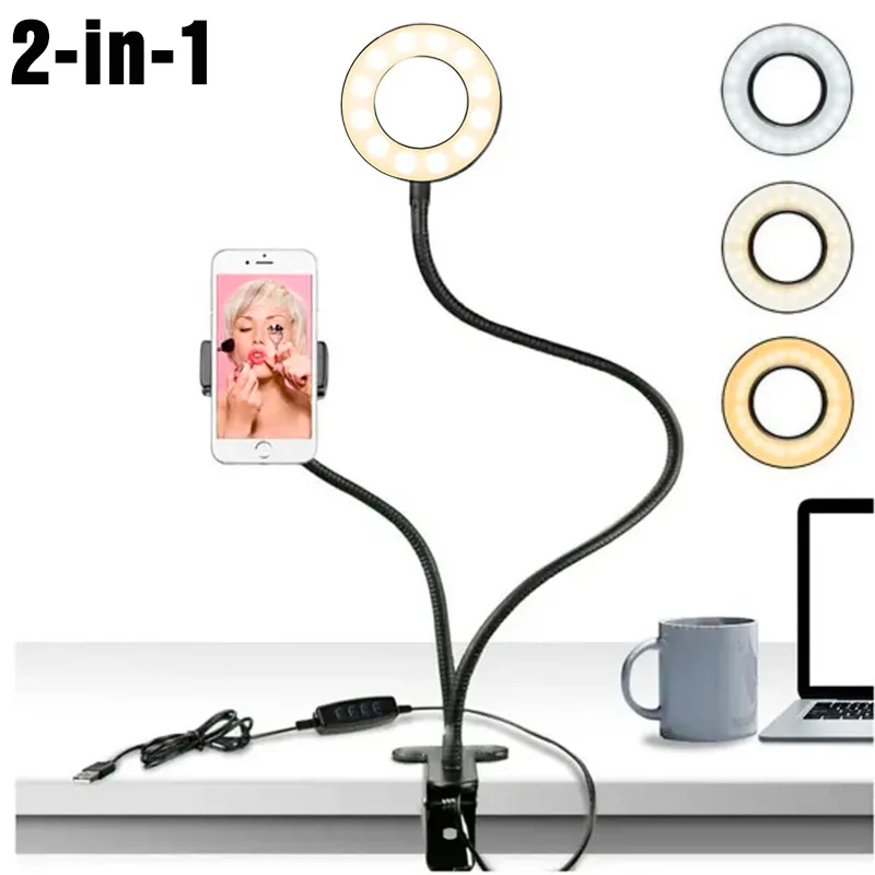 Photography Lighting Overhead - Suporte universal flexível para celular, com