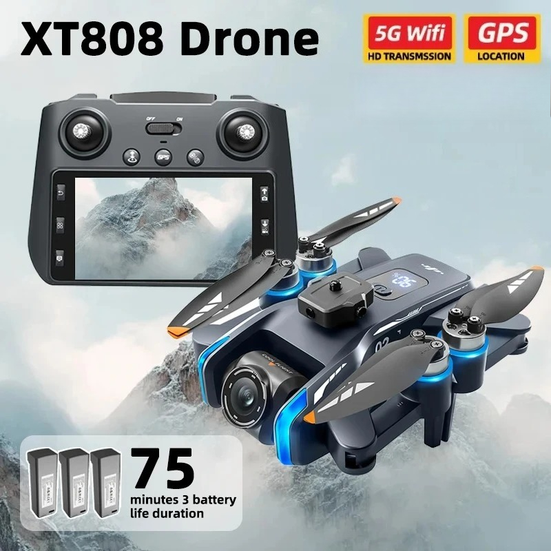 Photography Lighting System - Drone Original XT808 Pro MAX 4K