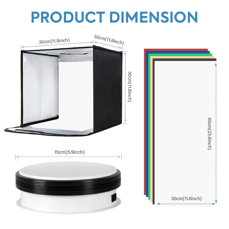 Dimmable Light Box para Estúdi - Photography Lighting Tent avaliação e preço