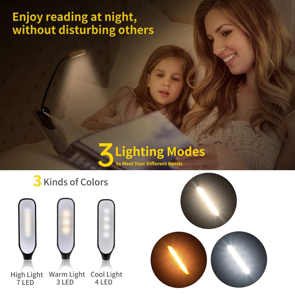 Luz led para livro, recarregáv - Photography Lighting Book avaliação e preço