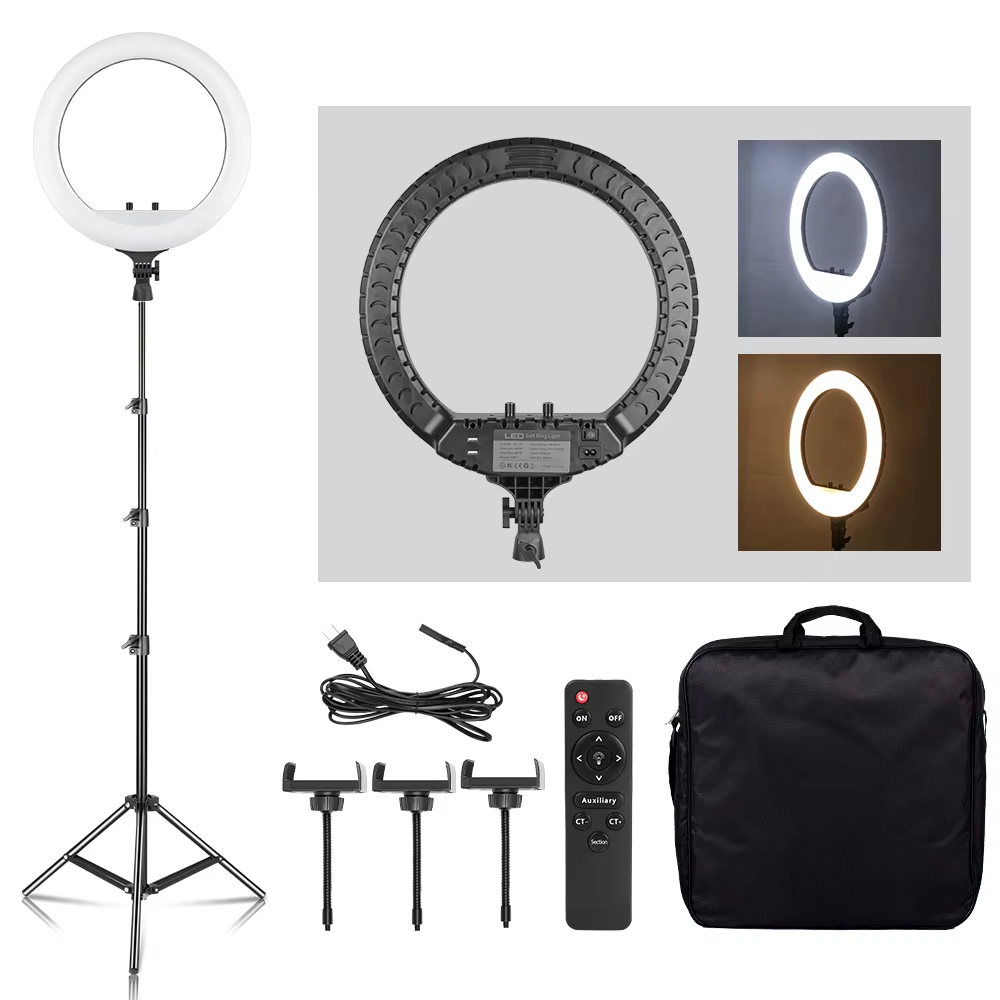 Luz de anel LED SH de 18 poleg - Photography Lighting Overhead avaliação e preço
