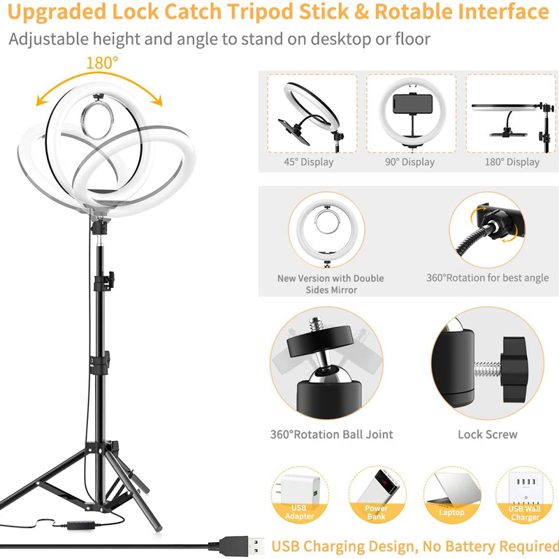 Luz de Anel LED para Selfie 16 - Photography Lighting For Products avaliação e preço