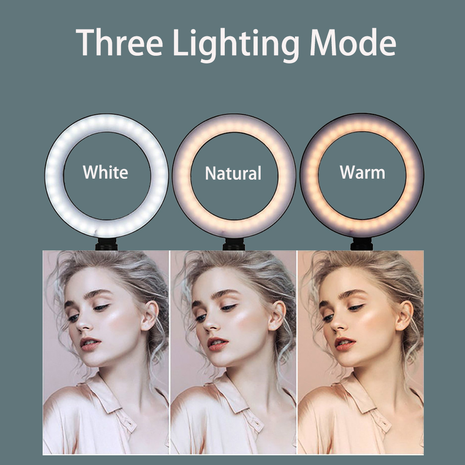Anel de luz de 6 polegadas com - Photography Lighting Overhead avaliação e preço