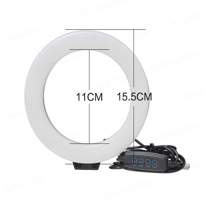 Anel de luz de 6 polegadas com - Photography Lighting Overhead avaliação e preço