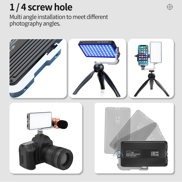 Luz de Preenchimento RGB Pixel - Photography Lighting Rgb avaliação e preço