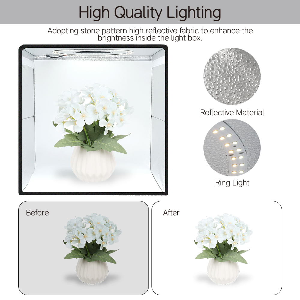 Lightdow foto iluminação estúd - Photography Lighting Tent avaliação e preço