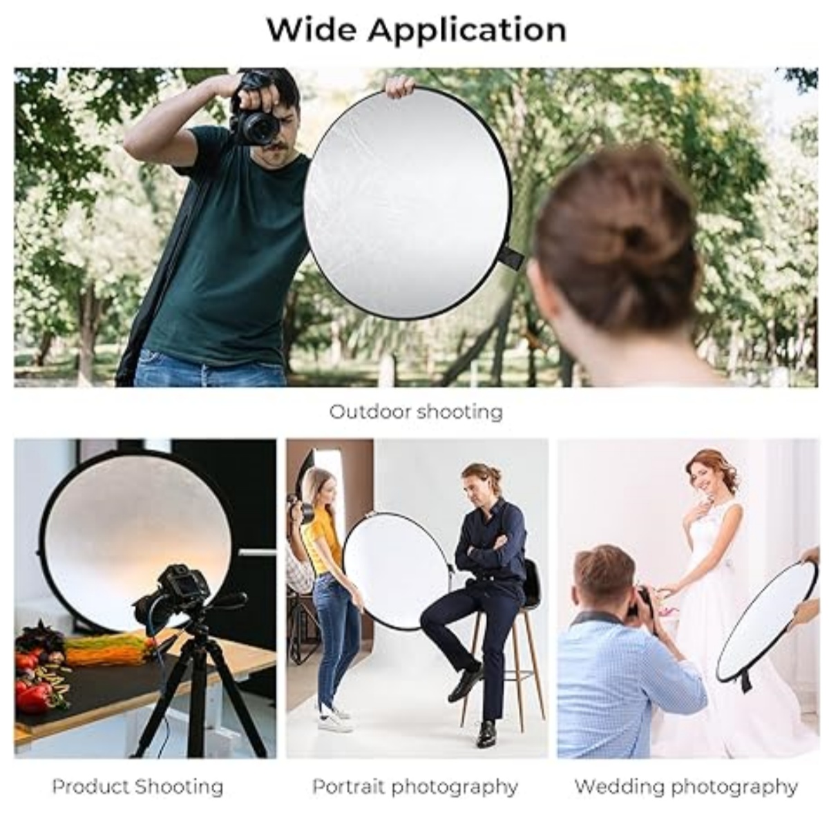 HUANYINGBJB Portátil 5 em 1 Re - Photography Lighting Reflector avaliação e preço
