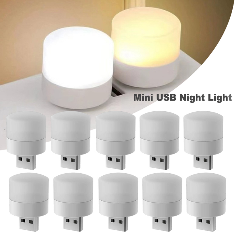 1/20 pçs mini usb luz noturna  - Photography Lighting Book avaliação e preço