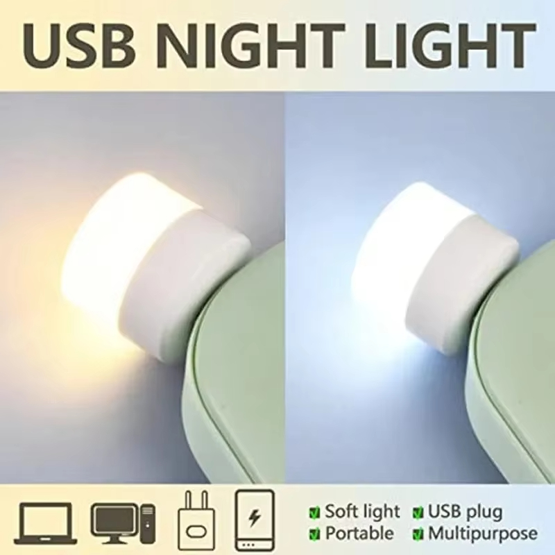 1/20 pçs mini usb luz noturna  - Photography Lighting Book avaliação e preço