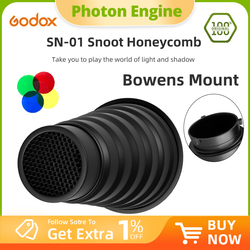 GODOX SN-01 Bowens Snoot Grand - Photography Lighting Kit Godox avaliação e preço