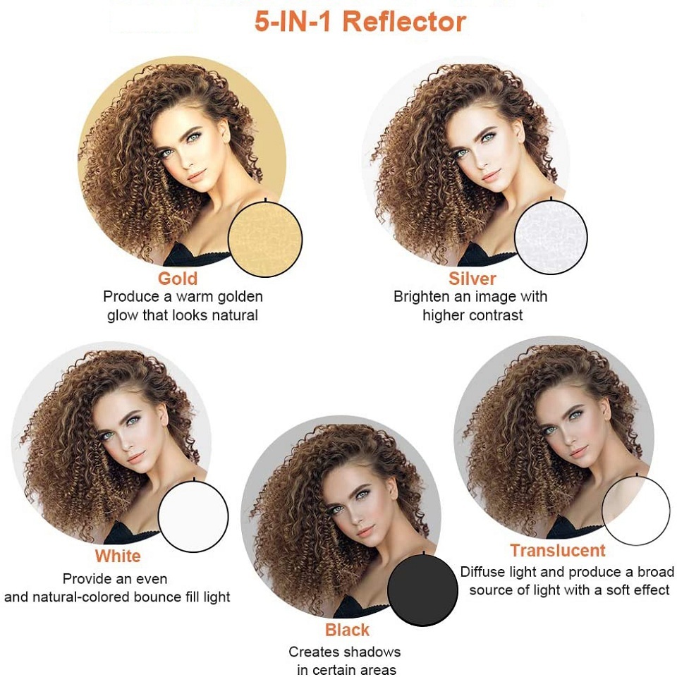 Difusor de luz portátil dobráv - Photography Lighting Reflector avaliação e preço