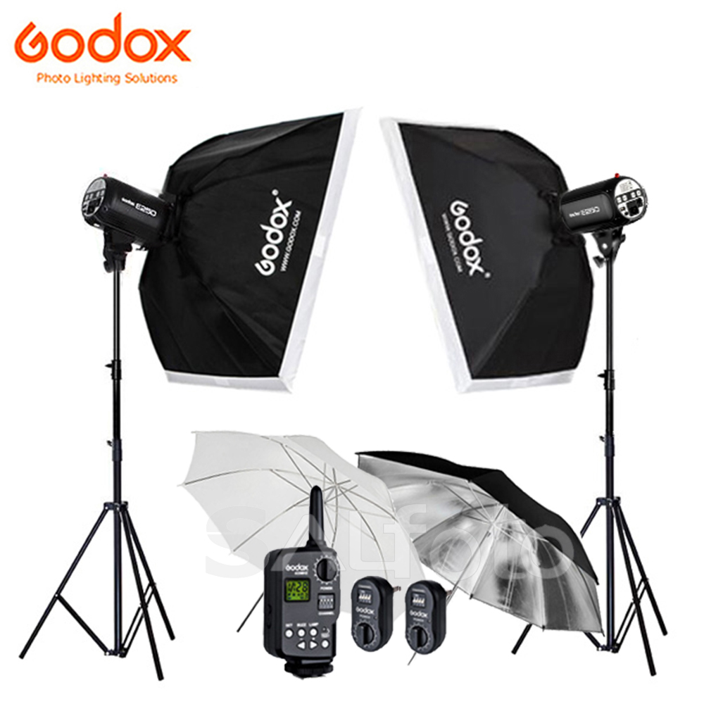 Godox 2x E300 300Ws / E250 250 - Photography Lighting Kit Godox avaliação e preço