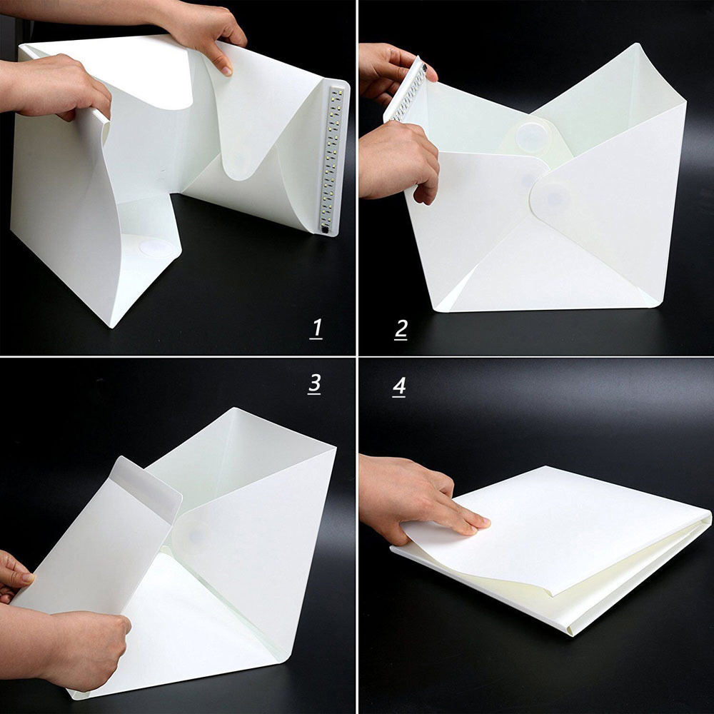 Painel de luz de led para foto - Photography Lighting Tent avaliação e preço