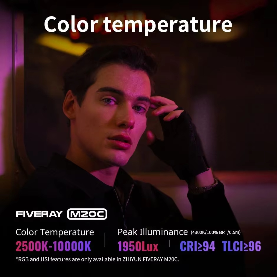 Luz de Vídeo LED Bicolor ZHIYU - Photography Lighting Rgb avaliação e preço