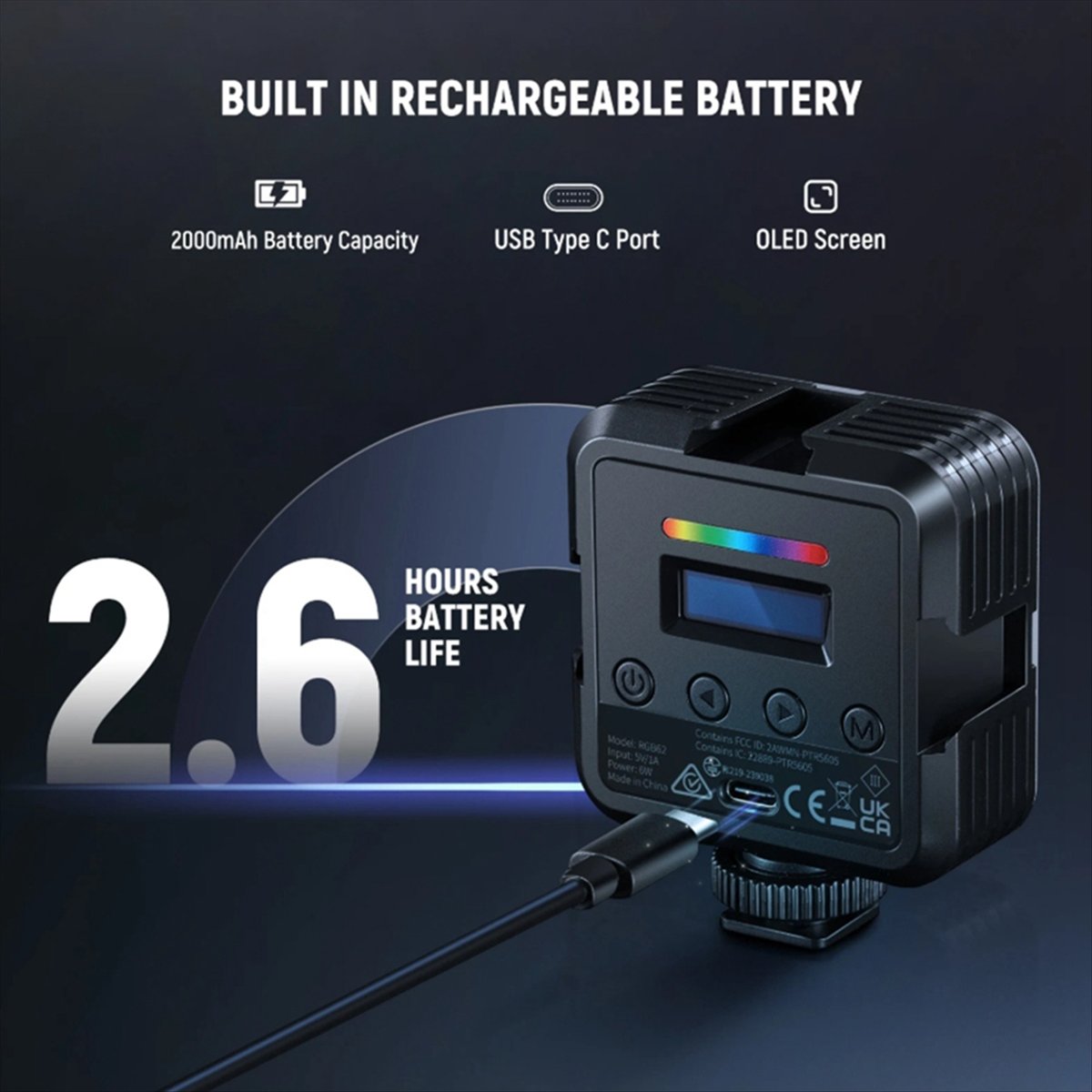 Luz de vídeo rgb magnética sup - Photography Lighting Rgb avaliação e preço