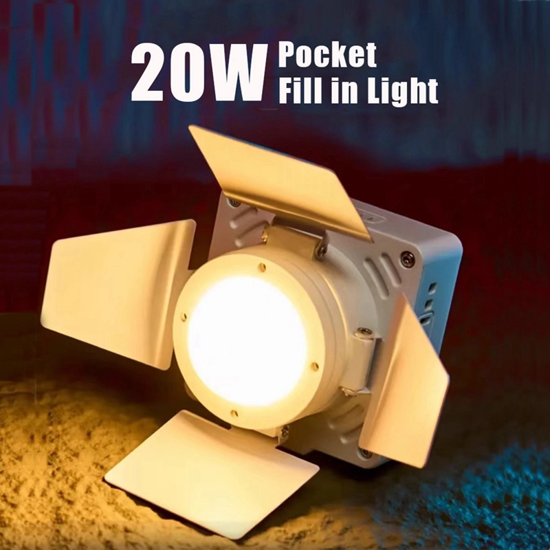 Luz de vídeo led de bolso 20w  - Photography Lighting Grid avaliação e preço