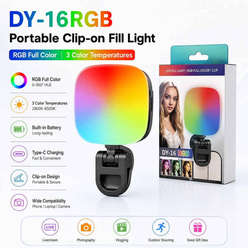 Luz de Preenchimento LED RGB P - Photography Lighting Rgb avaliação e preço
