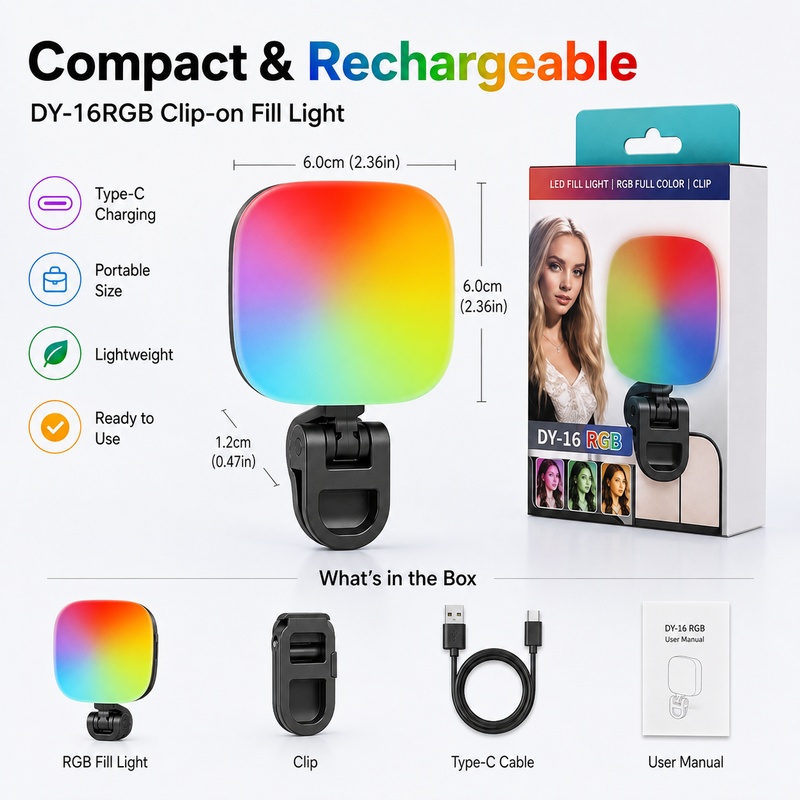 Luz de Preenchimento LED RGB P - Photography Lighting Rgb avaliação e preço