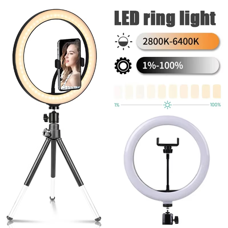 Luz de Anel LED de 10 Polegada - Photography Lighting Overhead avaliação e preço