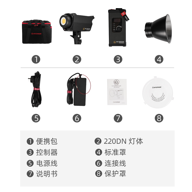 Ifootage sl1 60dn sl1 60220dn  - Photography Lighting Kit Godox avaliação e preço