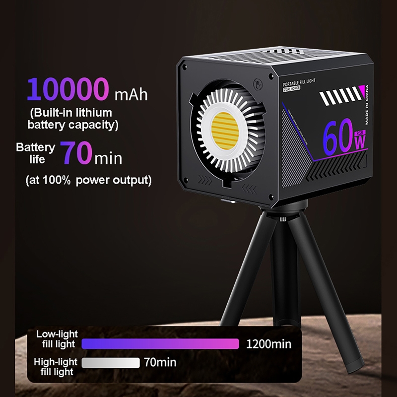 Luz de Vídeo RGB de 60W, Luz d - Photography Lighting For Products avaliação e preço