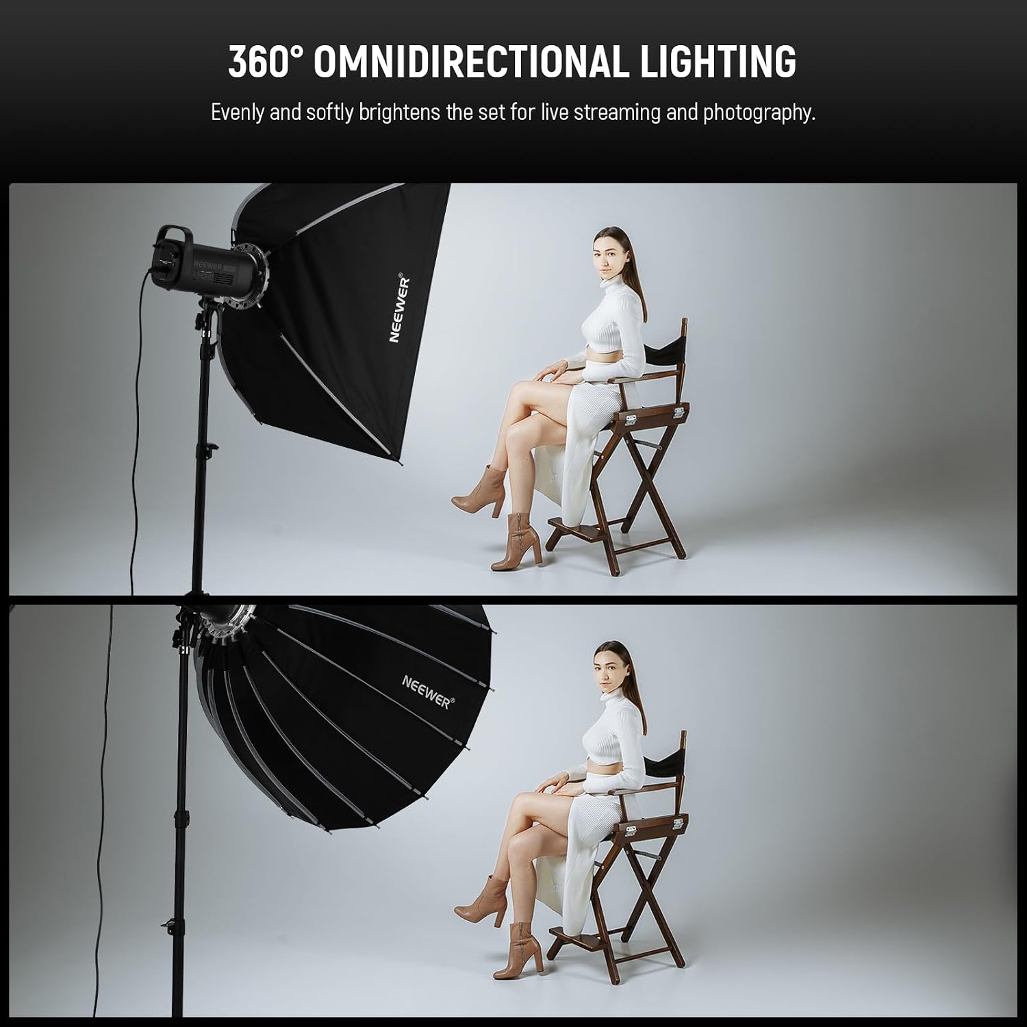 Softbox Parabólico com Montage - Photography Lighting Grid avaliação e preço