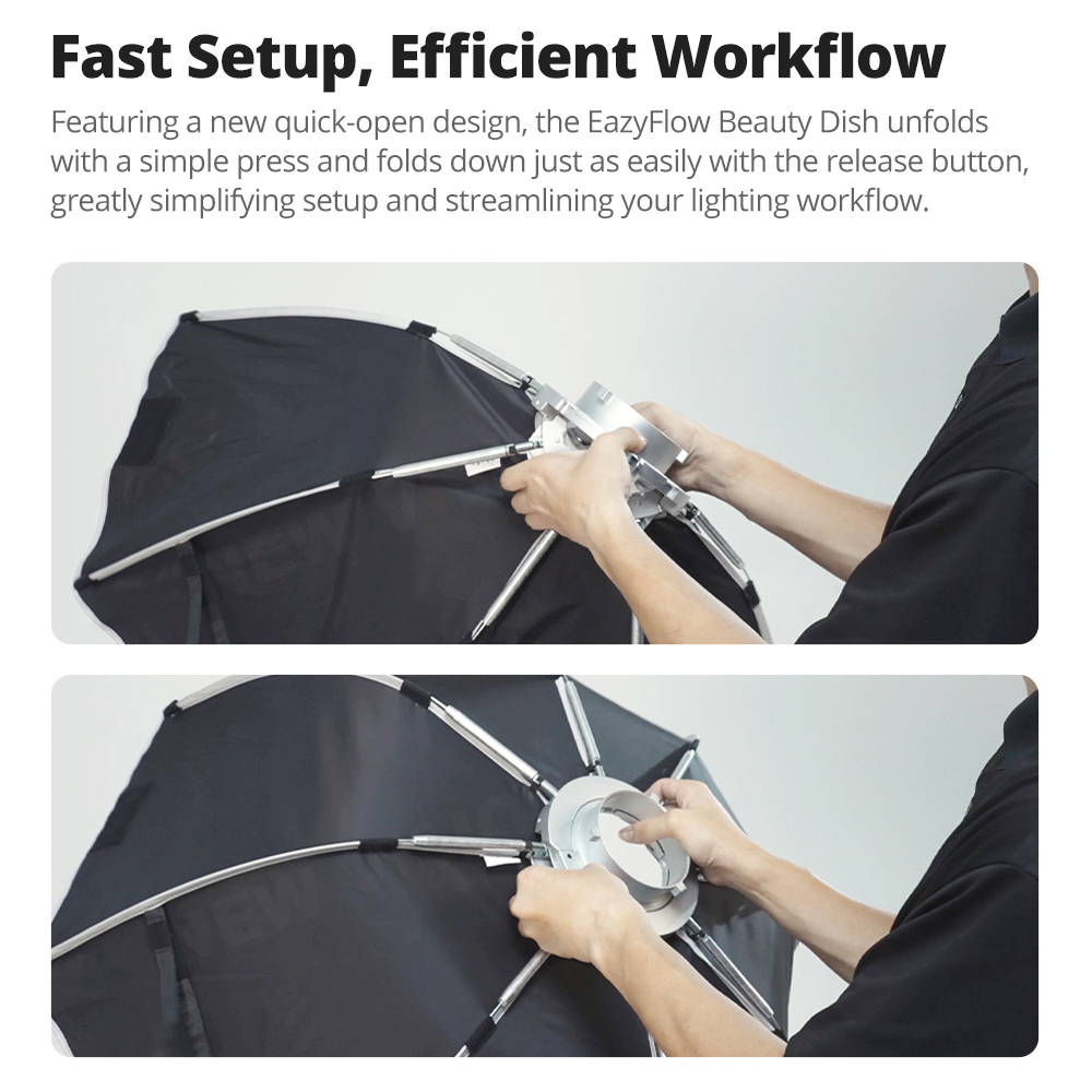 Novo Godox EazyFlow Beauty Dis - Photography Lighting For Products avaliação e preço