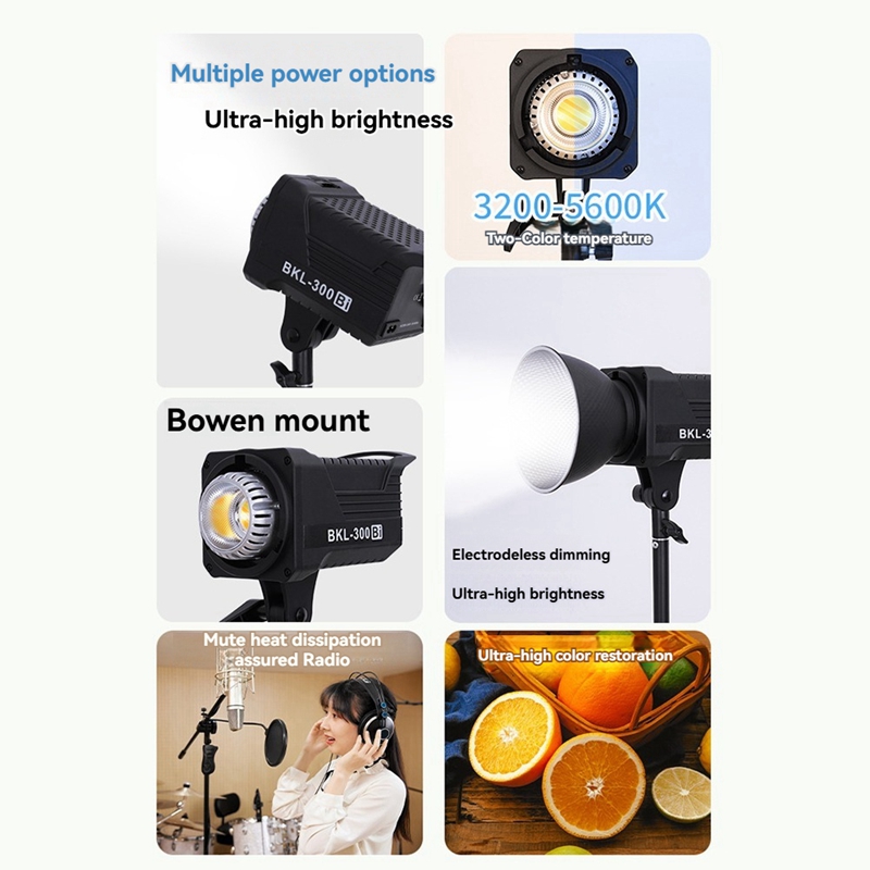 Luz de Vídeo Bi LED de 300W, I - Photography Lighting System avaliação e preço