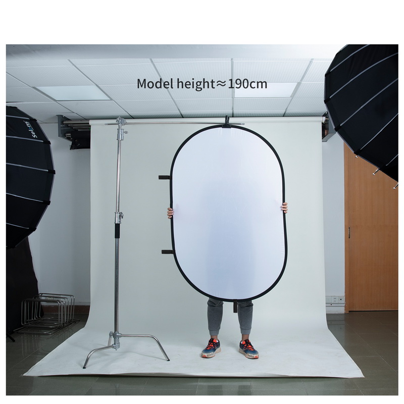 Refletor oval dobrável 100x150 - Photography Lighting Reflector avaliação e preço