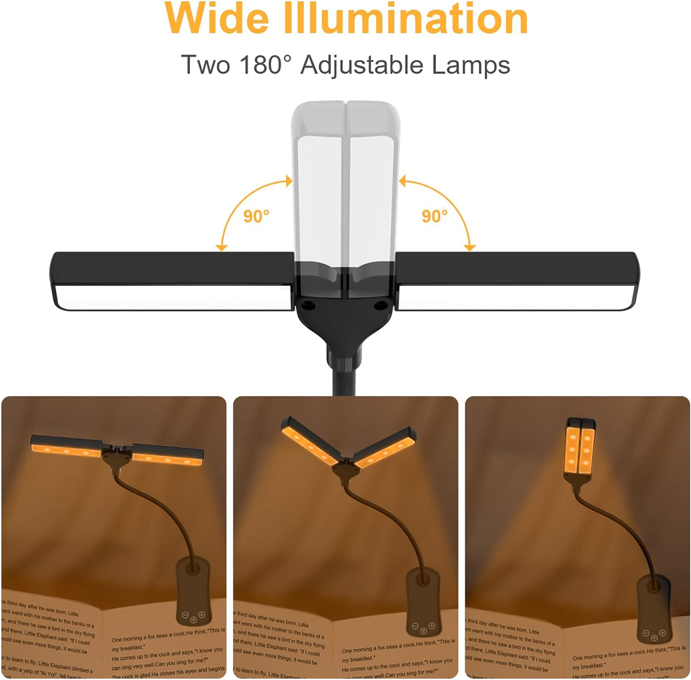 14 LED Clip on Book Light Cabe - Photography Lighting Book avaliação e preço