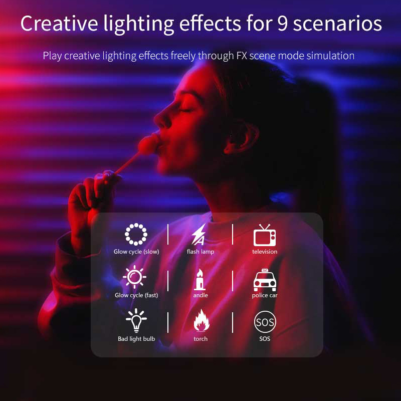Mini luz de vídeo RGB portátil - Photography Lighting Rgb avaliação e preço