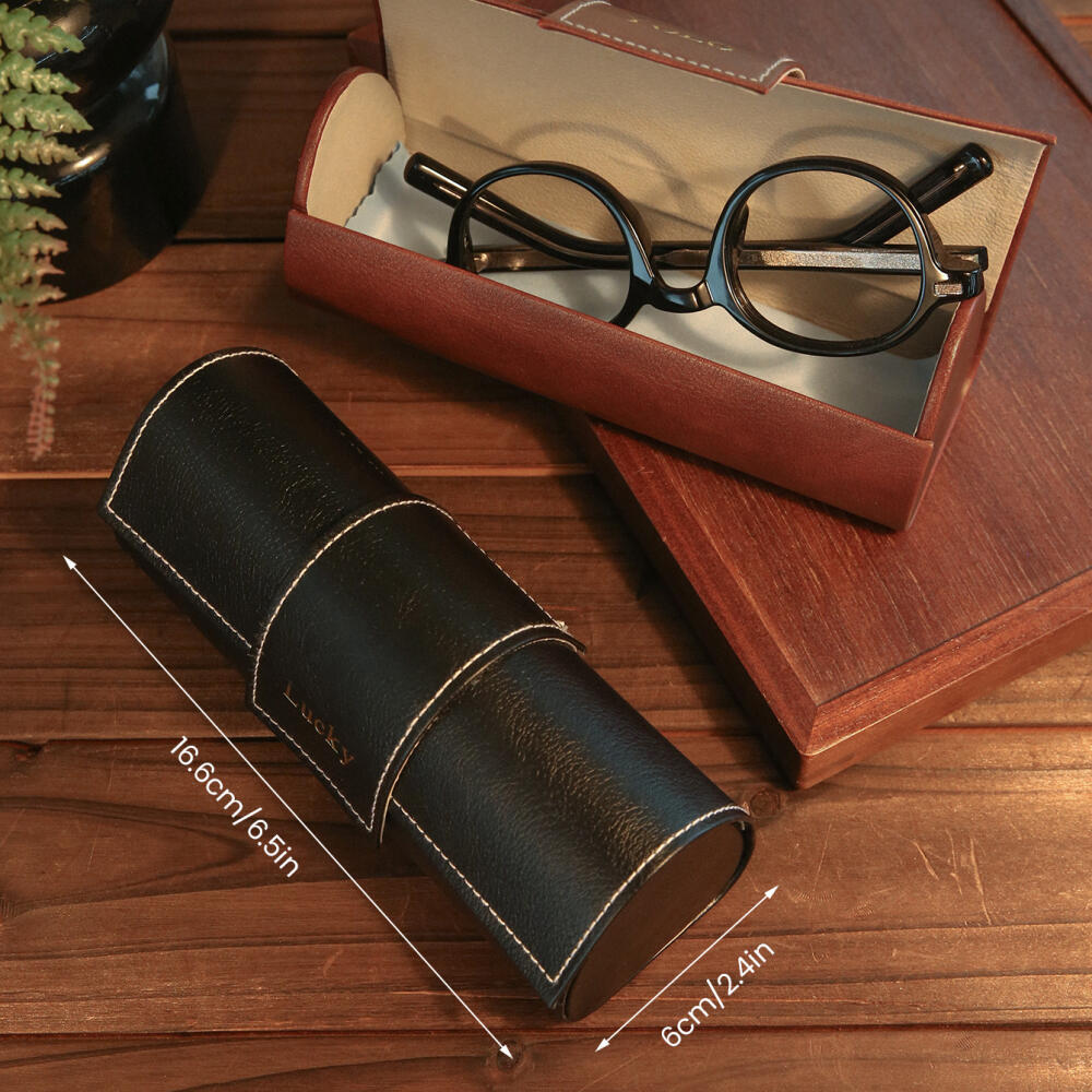 Estojo de Óculos de Couro Pers - Photography Lighting Names avaliação e preço
